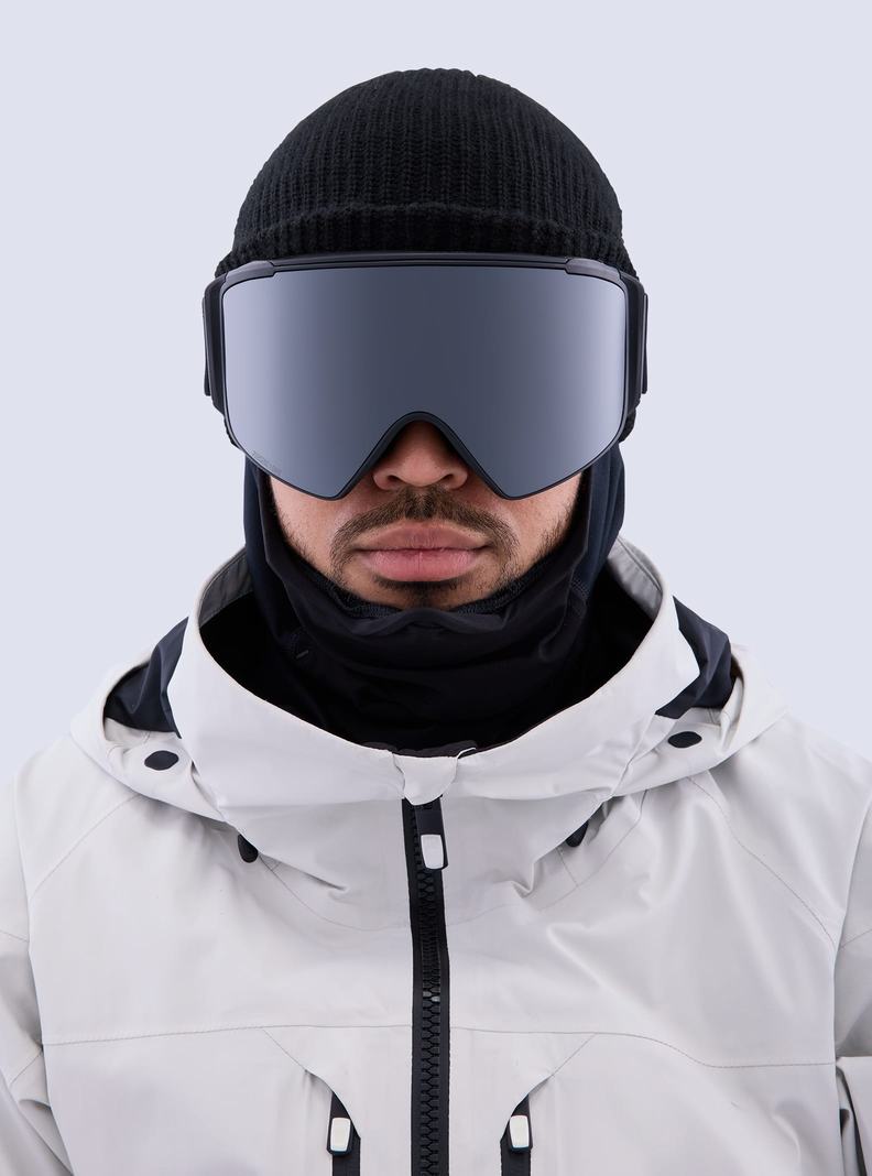 Burton Anon M4S Goggles (Cylindrical) + Bonus Lens + MFI® Face Mask Okuliare Panske Oranžové Čierne Nachový | 80526-KVYN