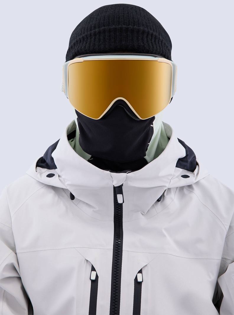 Burton Anon M4S Goggles (Cylindrical) + Bonus Lens + MFI® Face Mask Okuliare Damske Oranžové Čierne Nachový | 98401-CKAN