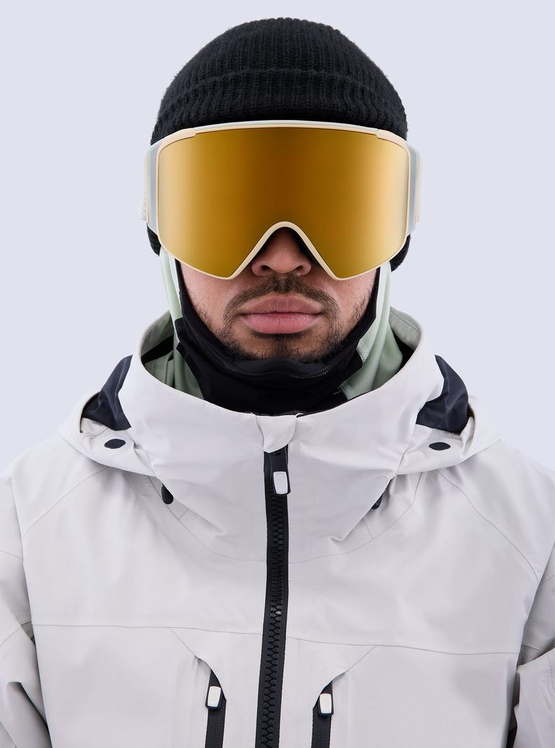 Burton Anon M4S Goggles (Cylindrical) + Bonus Lens + MFI® Face Mask Okuliare Damske Oranžové Čierne Nachový | 98401-CKAN