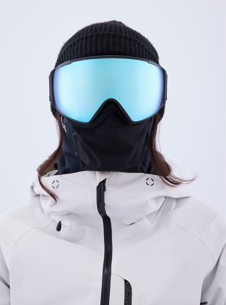 Burton Anon M4S Goggles (Toric) + Bonus Lens + MFI® Face Mask Okuliare Damske Čierne Modre Ruzove | 35724-YVOG