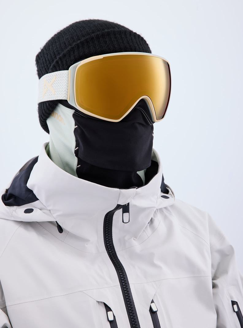 Burton Anon M4S Goggles (Toric) + Bonus Lens + MFI® Face Mask Okuliare Damske Oranžové | 70589-YGRH