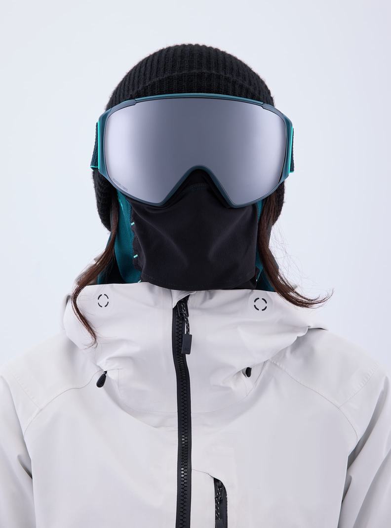 Burton Anon M4S Goggles (Toric) + Bonus Lens + MFI® Face Mask Okuliare Panske Oranžové Čierne Nachový | 84639-PALF