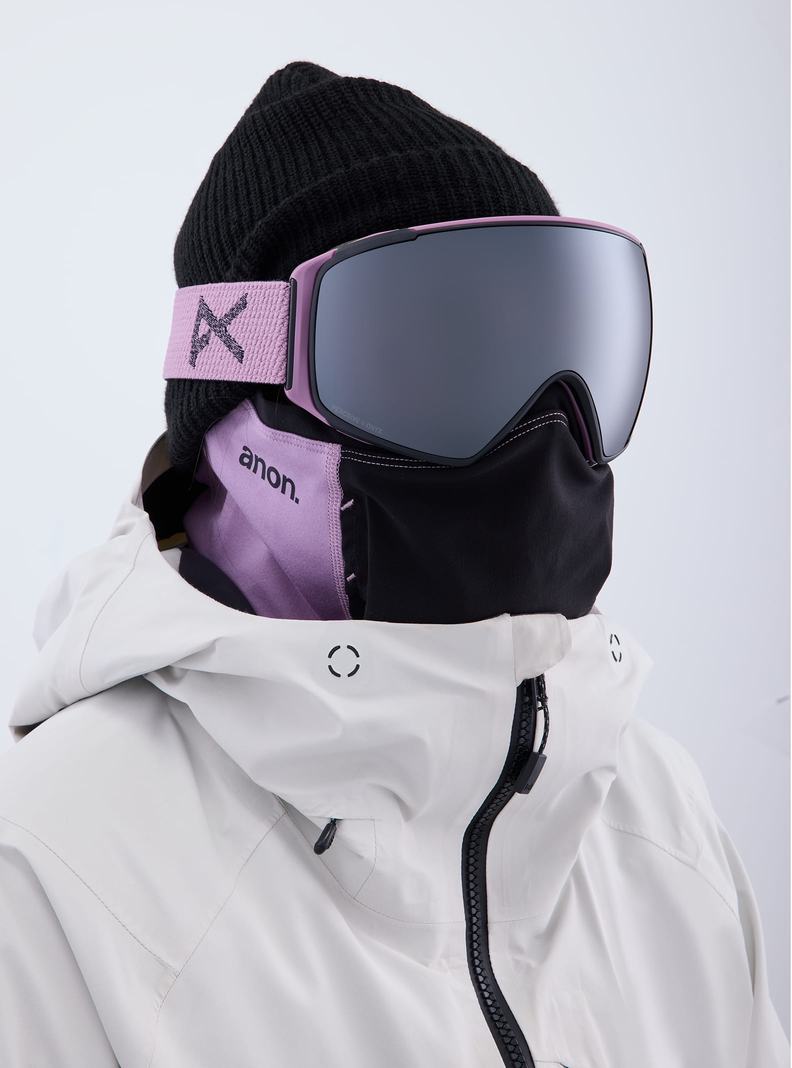 Burton Anon M4S Low Bridge Fit Goggles (Toric) + Bonus Lens + MFI® FACE MASK Okuliare Panske Nachový Oranžové Čierne | 13740-GKMP