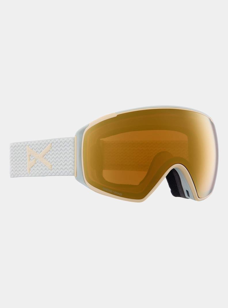 Burton Anon M4S Low Bridge Fit Goggles (Toric) + Bonus Lens + MFI® FACE MASK Okuliare Panske Oranžové | 27498-PEOC
