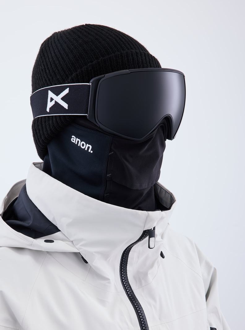 Burton Anon M4S Low Bridge Fit Goggles (Polarized Toric) + Bonus Lens Okuliare Panske Čierne Nachový | 49786-OKCT