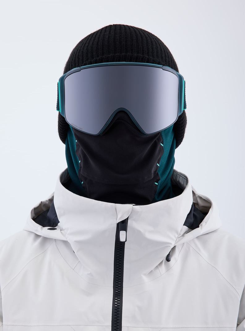 Burton Anon M4S Low Bridge Fit Goggles (Cylindrical) + Bonus Lens + MFI® FACE MASK Okuliare Damske Oranžové Čierne Nachový | 54287-XVBE