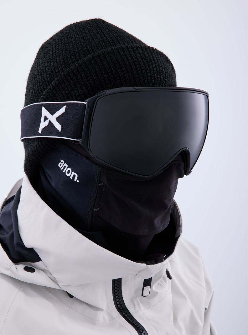 Burton Anon M4 Goggles (Polarized Toric) + Bonus PERCEIVE Lens + MFI® Face Mask Okuliare Damske Čierne Nachový | 81724-HTWG