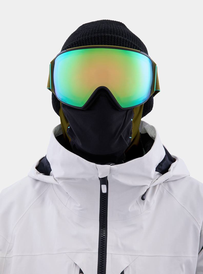 Burton Anon M4 Goggles (Toric) + Bonus Lens + MFI® Face Mask Okuliare Damske Zelene Ruzove | 05639-FCEQ
