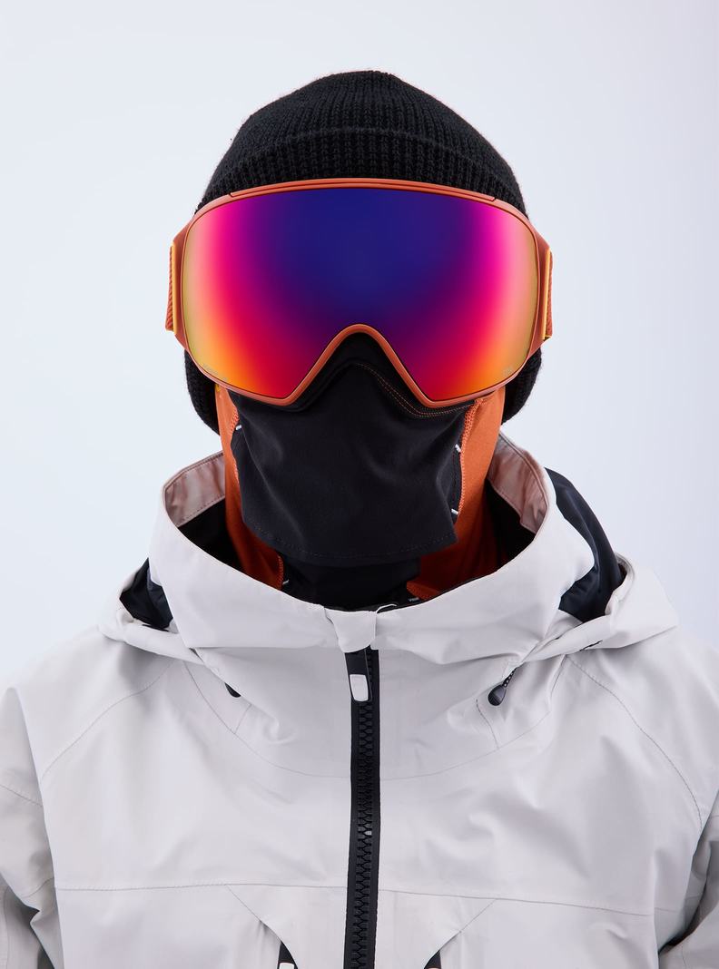 Burton Anon M4 Goggles (Toric) + Bonus Lens + MFI® Face Mask Okuliare Damske Oranžové Červené | 39260-KQIE