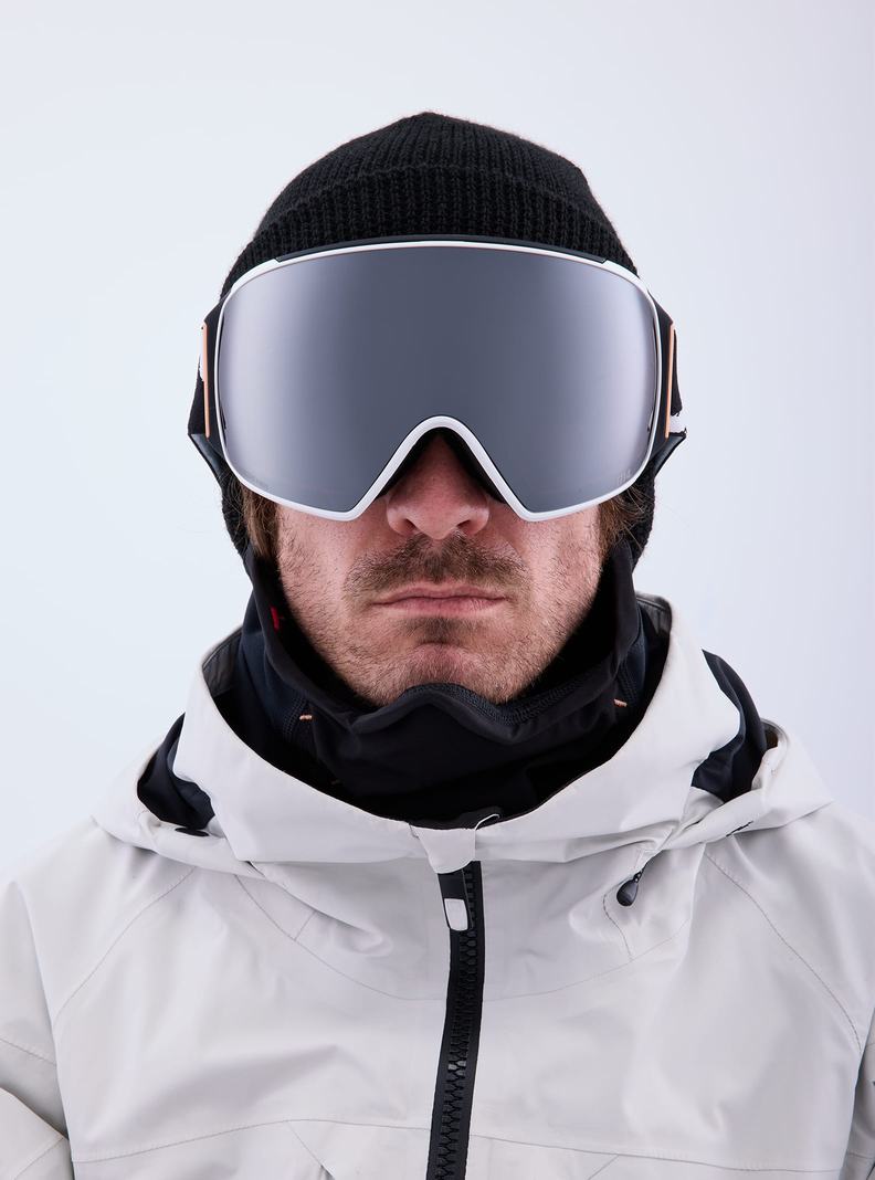 Burton Anon M4 Goggles (Toric) + Bonus Lens + MFI® Face Mask Okuliare Panske Oranžové Čierne Nachový | 57421-GXNQ