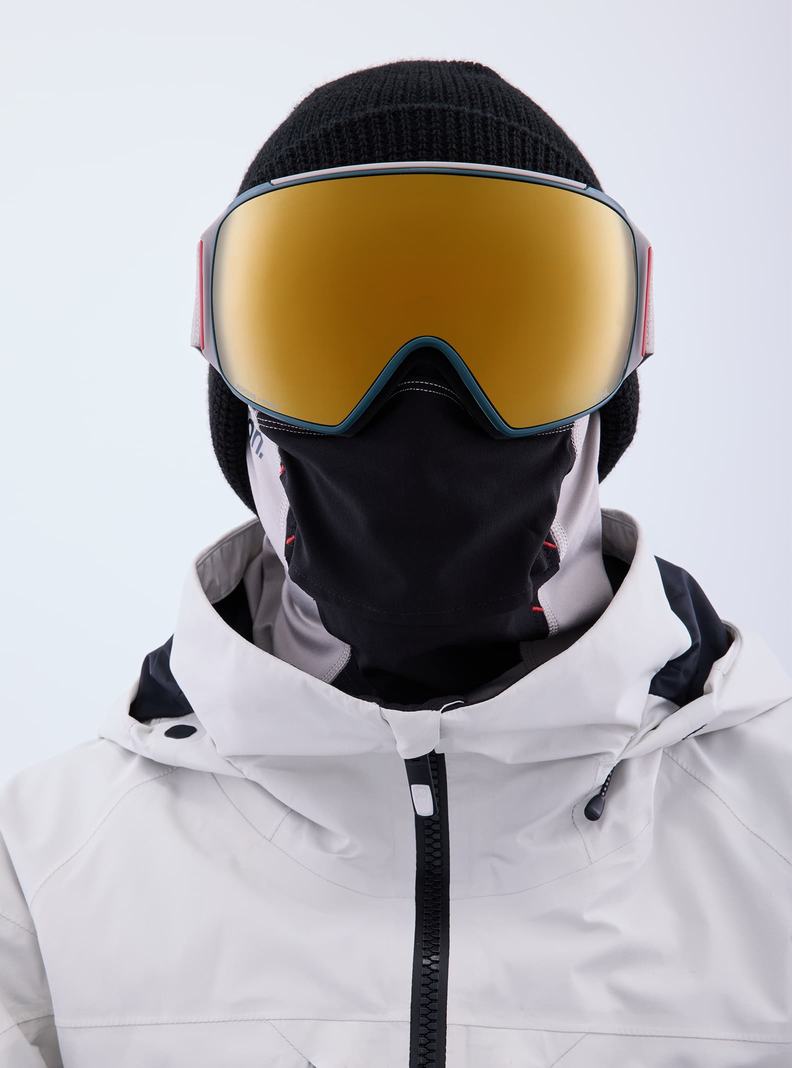 Burton Anon M4 Goggles (Toric) + Bonus Lens + MFI® Face Mask Okuliare Damske Siva Oranžové | 94367-MHYF