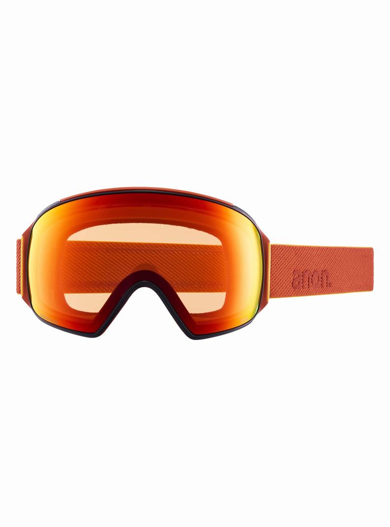 Burton Anon M4 Goggles (Toric) + Bonus Lens + MFI® Face Mask Okuliare Panske Čierne Modre Ruzove | 96745-BESO