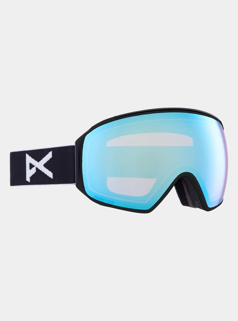 Burton Anon M4 Goggles (Toric) + Bonus Lens + MFI® Face Mask Okuliare Panske Čierne Modre Ruzove | 96745-BESO