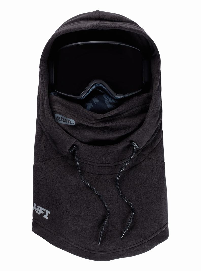Burton Anon MFI® Fleece Helmet Hood Masky Damske Čierne | 34170-ULWM