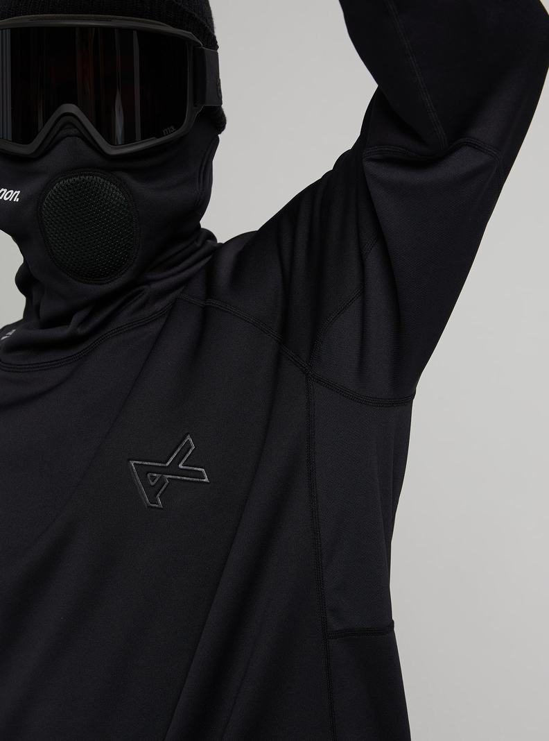 Burton Anon MFI® Power Dry® Long Sleeve Balaclava Mikina Panske Čierne | 35027-TGBZ