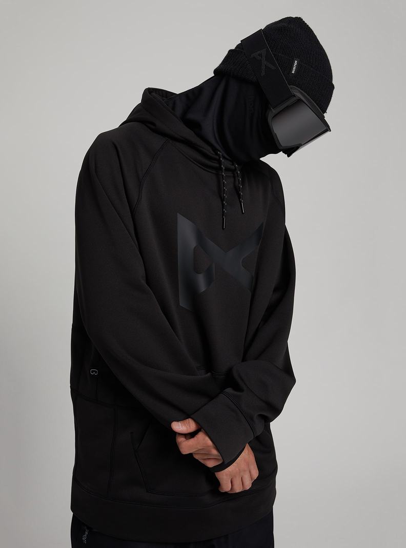 Burton Anon MFI® Pullover Mikina Panske Čierne | 34709-RKMD