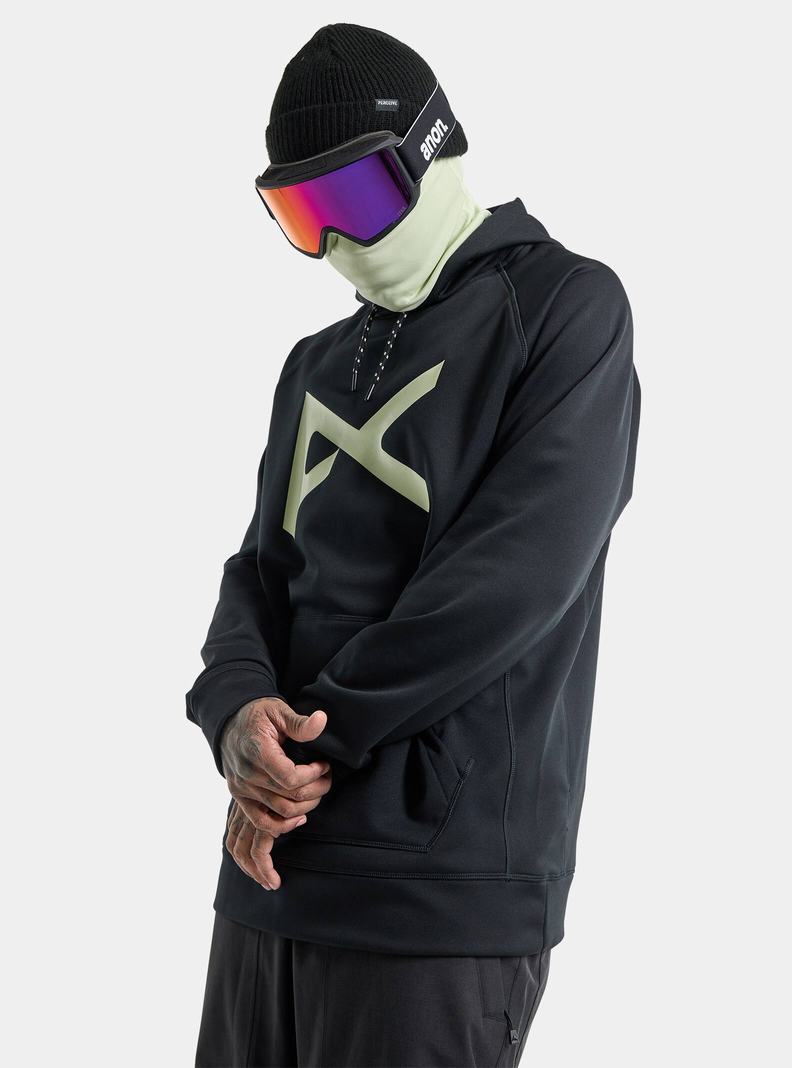 Burton Anon MFI® Pullover Mikina Panske Čierne | 68594-PQXB