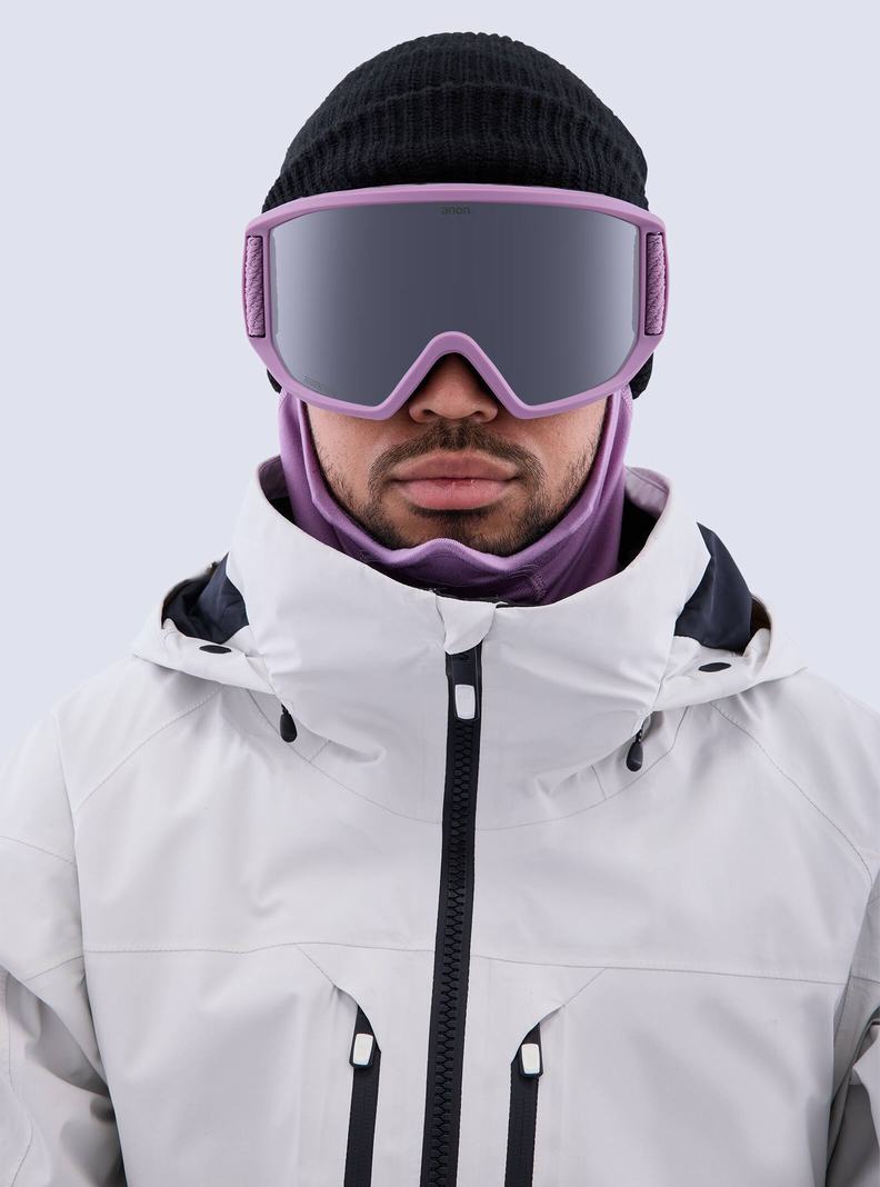 Burton Anon Relapse Goggles + Bonus Lens Okuliare Panske Nachový Oranžové Čierne | 83160-PAGB