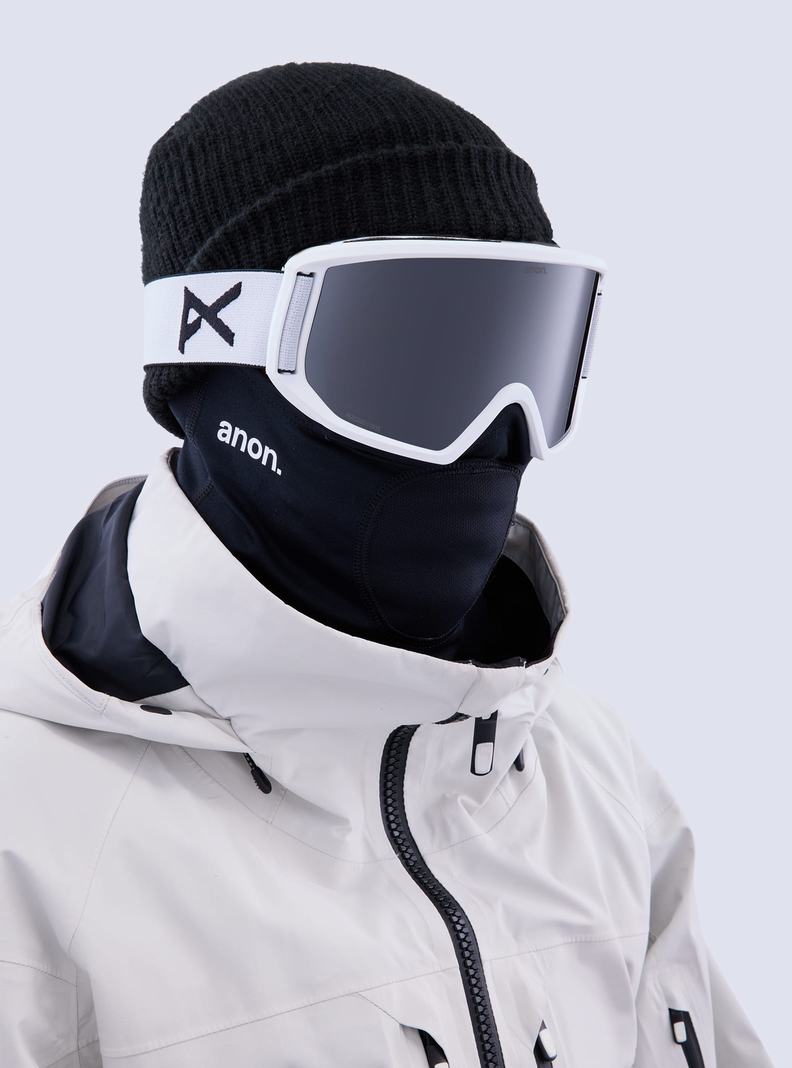 Burton Anon Relapse Goggles + Bonus Lens Okuliare Panske Biele Oranžové Čierne | 97826-OJCX