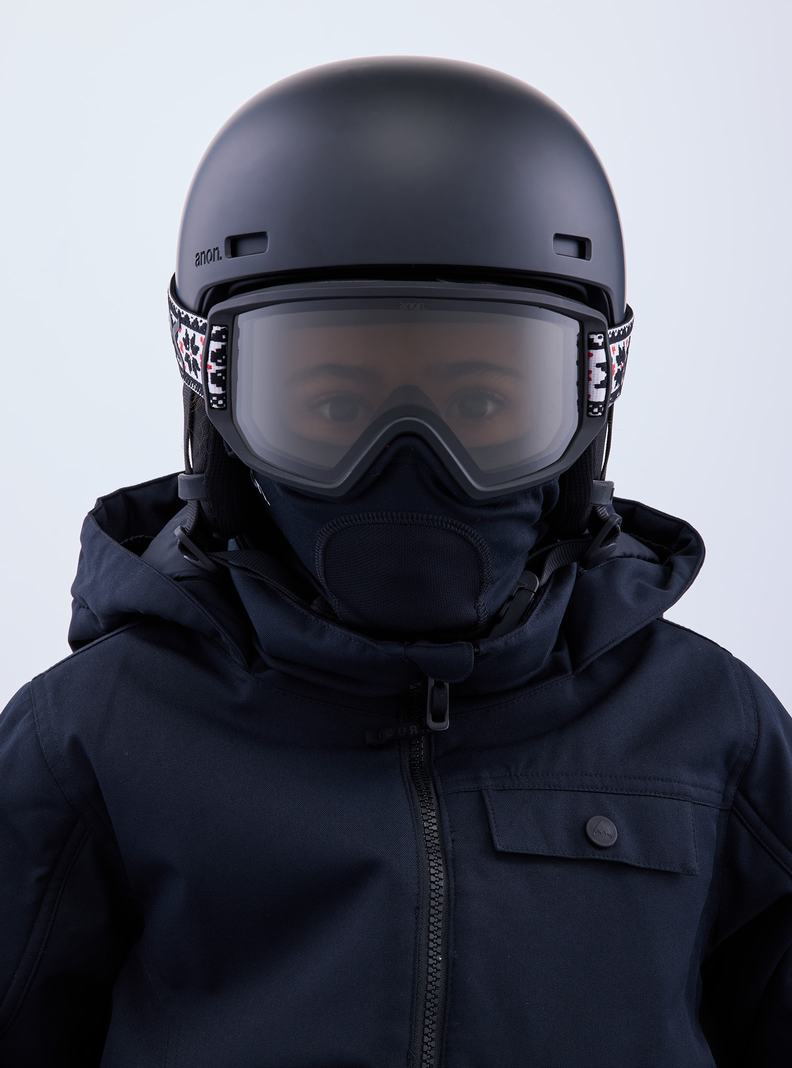 Burton Anon Relapse Jr. Goggles + MFI® Face Mask Okuliare Detske Čierne | 36785-DRMV
