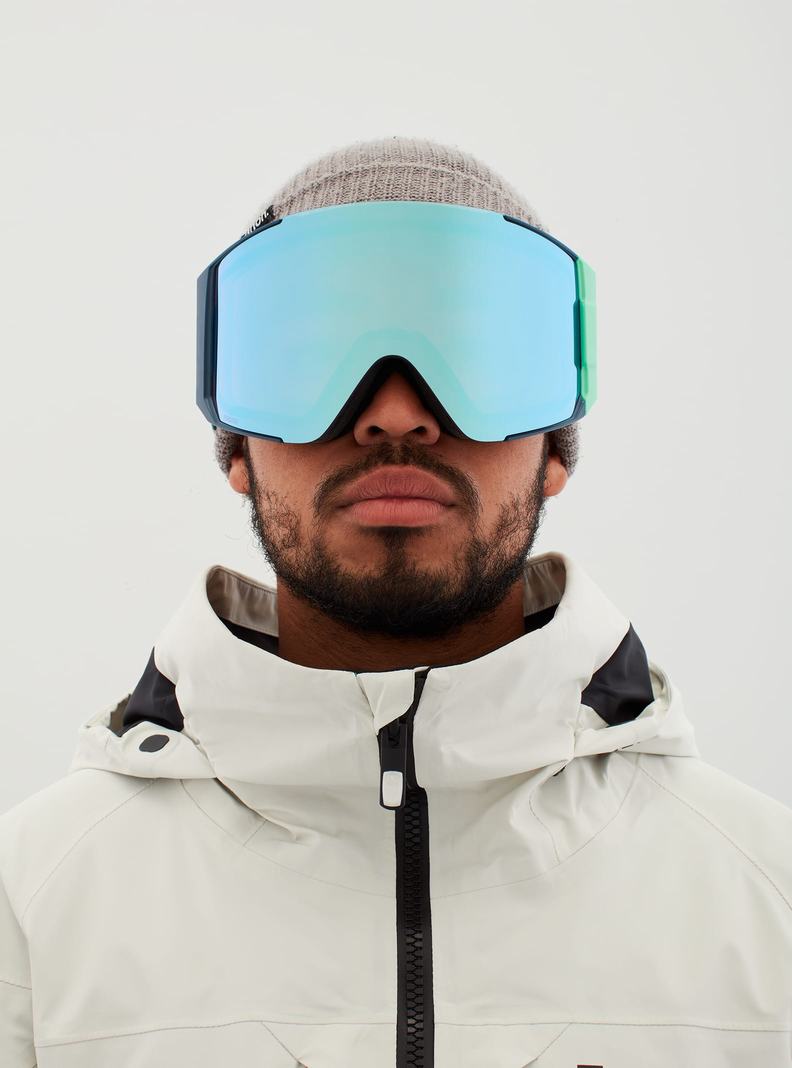 Burton Anon Sync Goggles + Bonus Lens Okuliare Panske Námornícka Modrá Modre Ruzove | 30216-DIEW