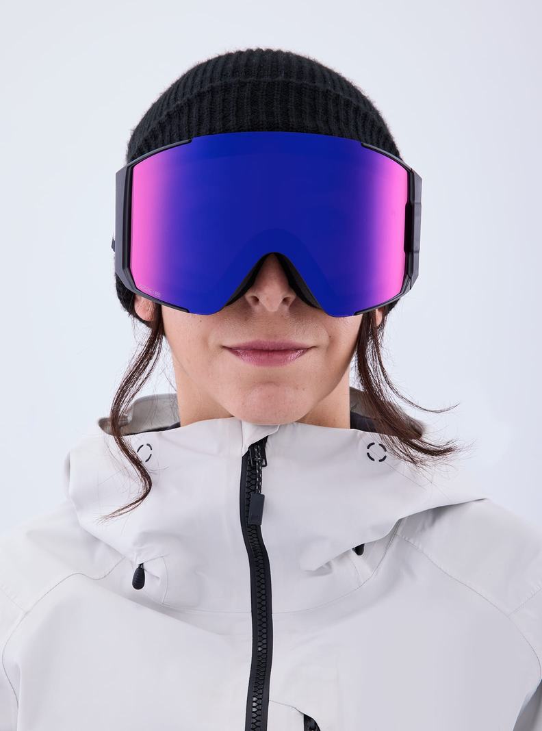 Burton Anon Sync Goggles + Bonus Lens Okuliare Panske Čierne Oranžové Červené | 43701-TRGZ