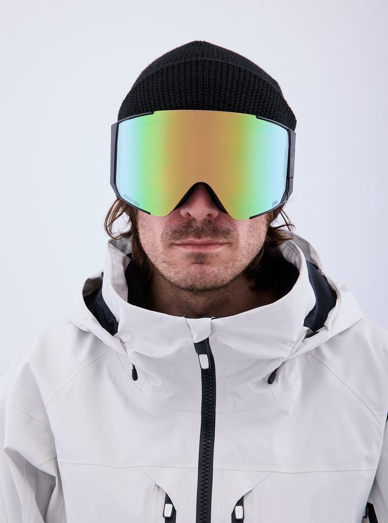 Burton Anon Sync Goggles + Bonus Lens Okuliare Panske Čierne Zelene Ruzove | 74906-BFKJ