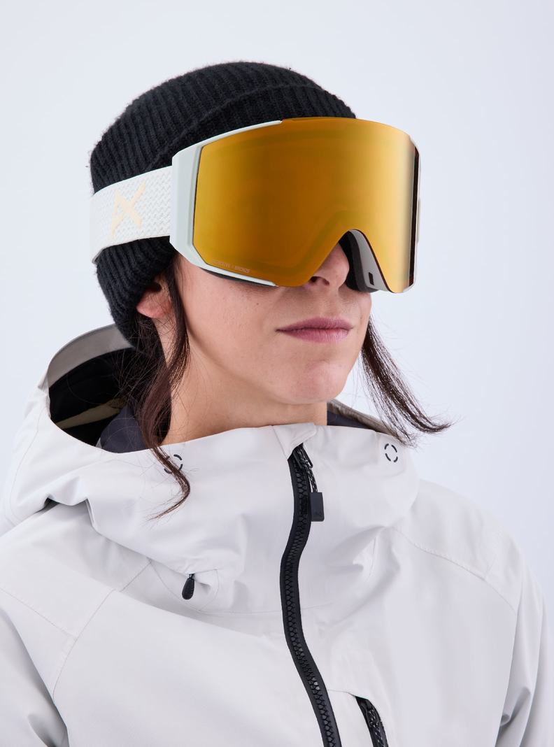 Burton Anon Sync Goggles + Bonus Lens Okuliare Damske Oranžové | 81290-GXOT