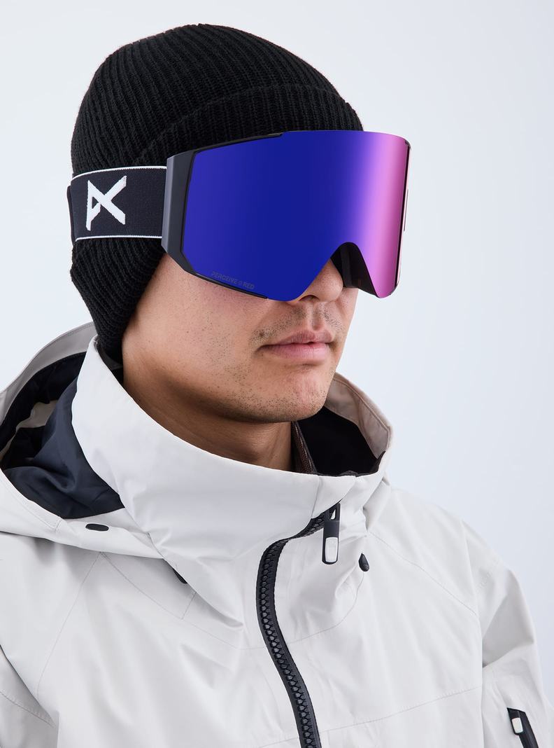 Burton Anon Sync Low Bridge Fit Goggles + Bonus Lens Okuliare Damske Čierne Oranžové Červené | 02837-LTBU