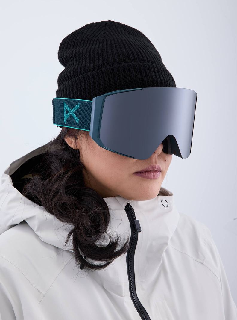 Burton Anon Sync Low Bridge Fit Goggles + Bonus Lens Okuliare Panske Oranžové Čierne Nachový | 68247-LPVX
