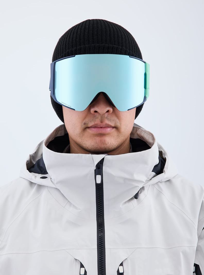Burton Anon Sync Low Bridge Fit Goggles + Bonus Lens Okuliare Damske Námornícka Modrá Modre Ruzove | 72601-BGYV