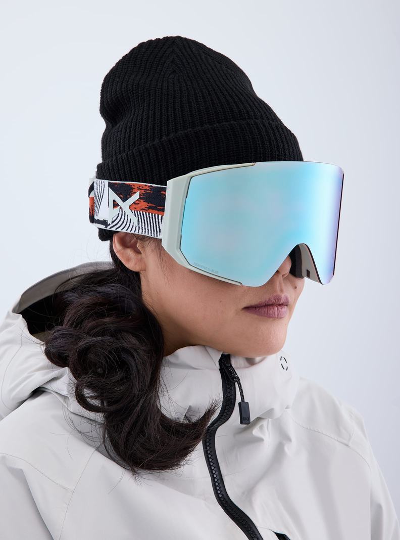 Burton Anon Sync Low Bridge Fit Goggles + Bonus Lens Okuliare Panske Modre Ruzove | 75132-PLIU