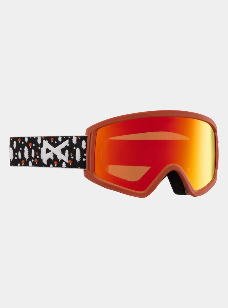 Burton Anon Tracker 2.0 Low Bridge Fit Okuliare Detske Červené | 16257-WSJL