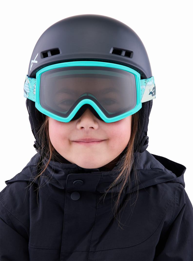 Burton Anon Tracker 2.0 Okuliare Detske Zelene | 03825-UCJX