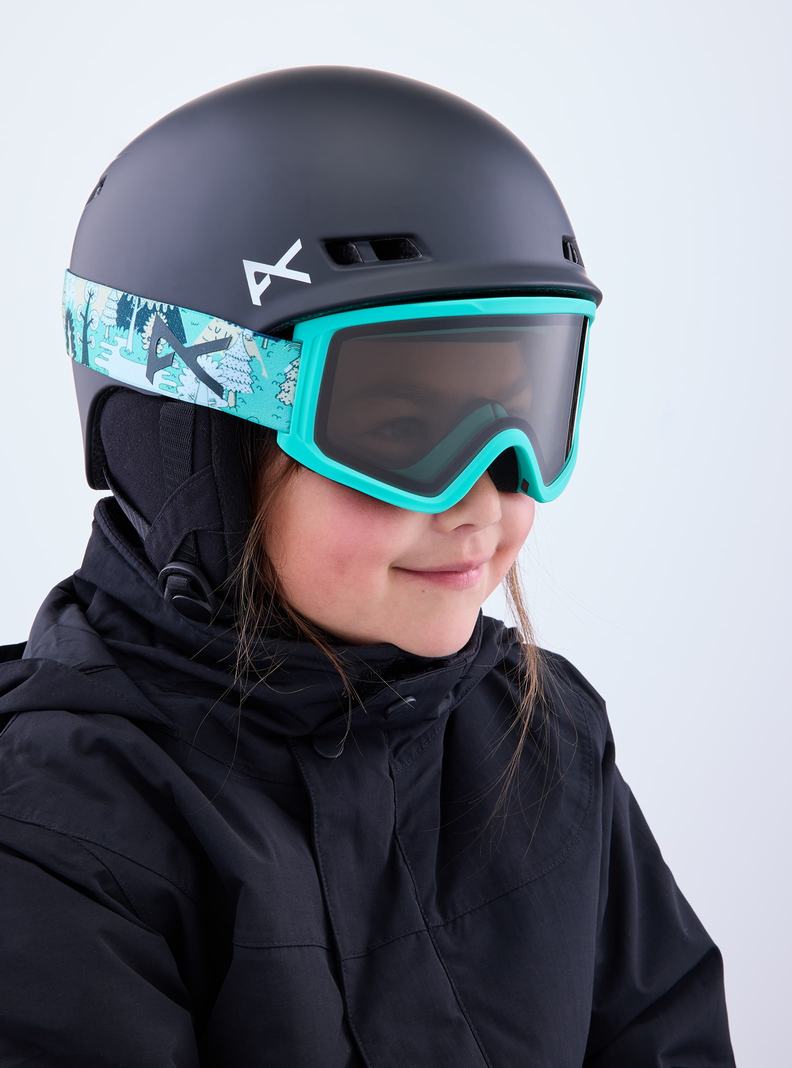 Burton Anon Tracker 2.0 Okuliare Detske Zelene | 03825-UCJX