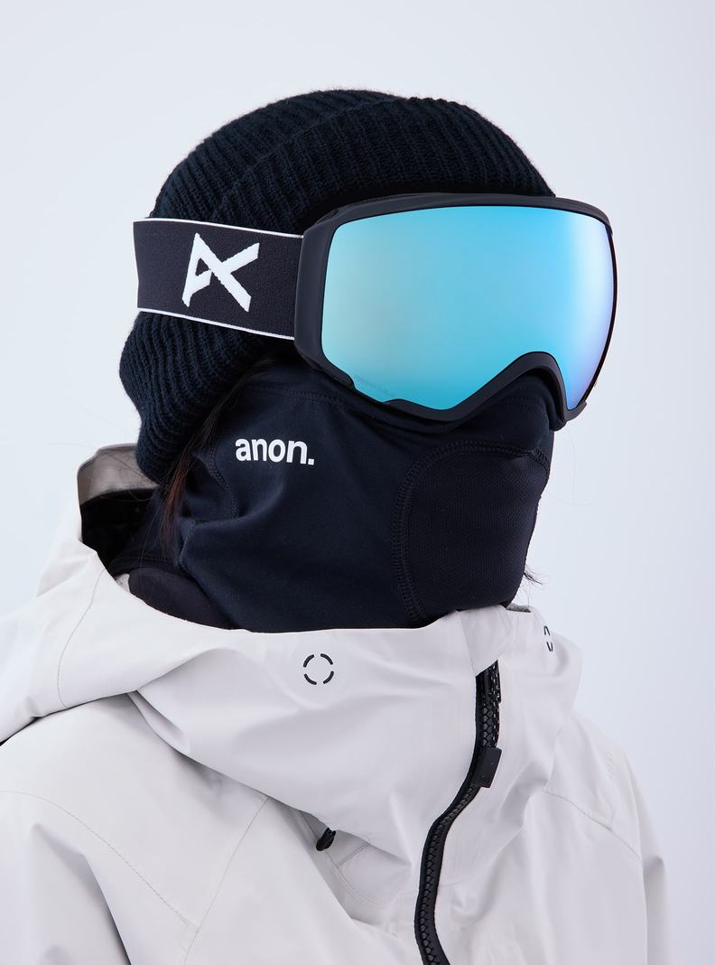 Burton Anon WM1 Goggles + Bonus Lens + MFI® Face Mask Okuliare Damske Čierne Modre Ruzove | 19628-OBYR