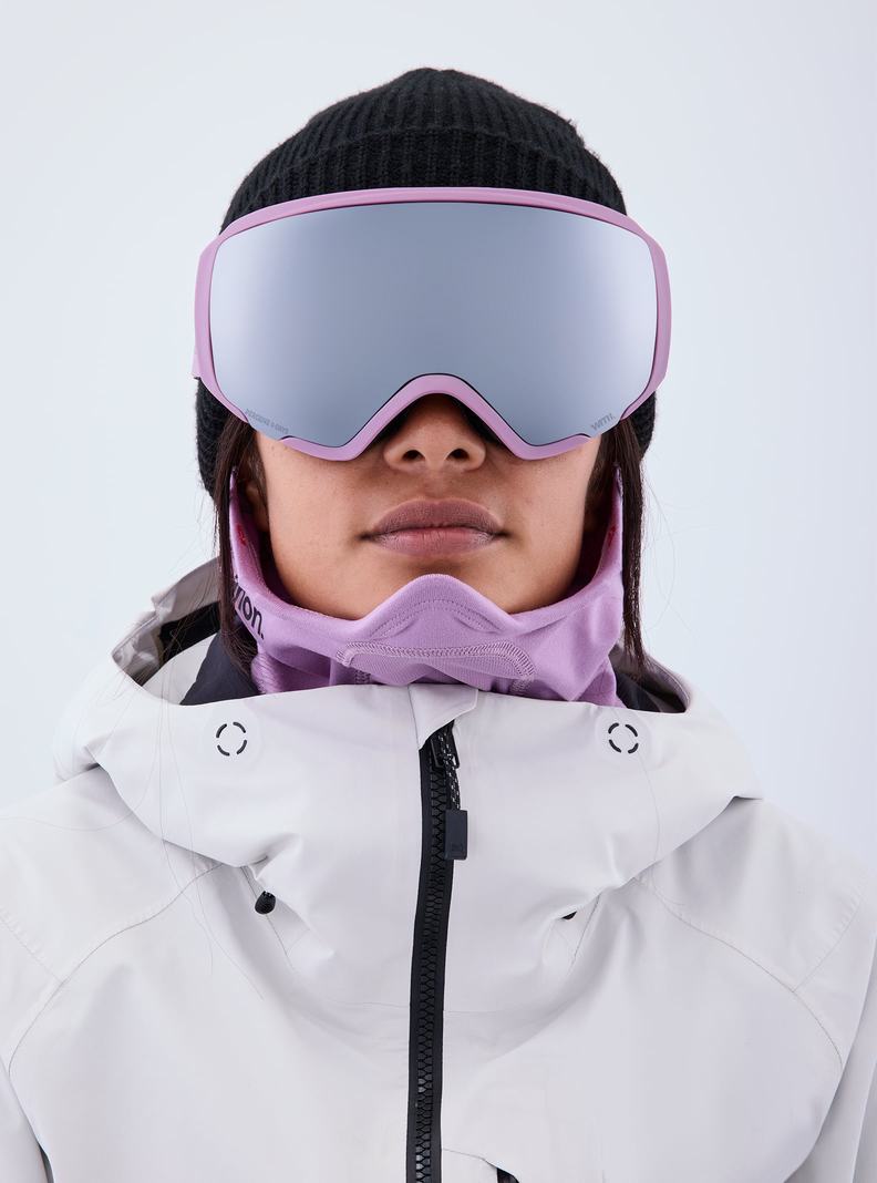 Burton Anon WM1 Goggles + Bonus Lens + MFI® Face Mask Okuliare Panske Nachový Oranžové Čierne | 87501-IFXC