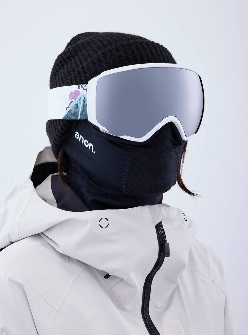 Burton Anon WM1 Goggles + Bonus Lens + MFI® Face Mask Okuliare Damske Oranžové Čierne Nachový | 94263-BLRN