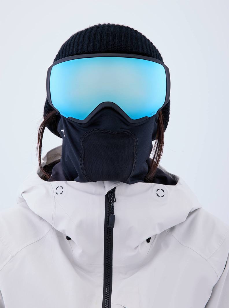 Burton Anon WM1 Goggles + Bonus Lens + MFI® Face Mask Okuliare Panske Čierne Modre Ruzove | 96137-KCGV