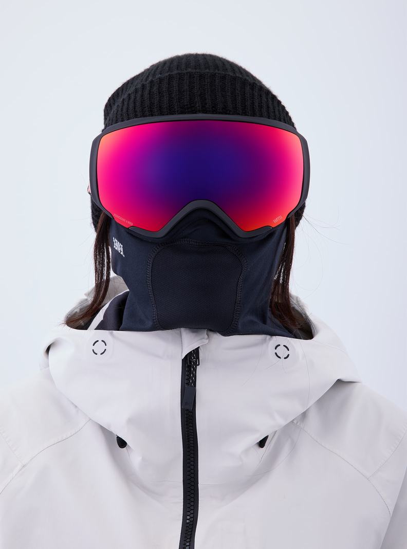 Burton Anon WM1 Goggles + Bonus Lens + MFI® Face Mask Okuliare Damske Oranžové Červené | 96527-HTNK