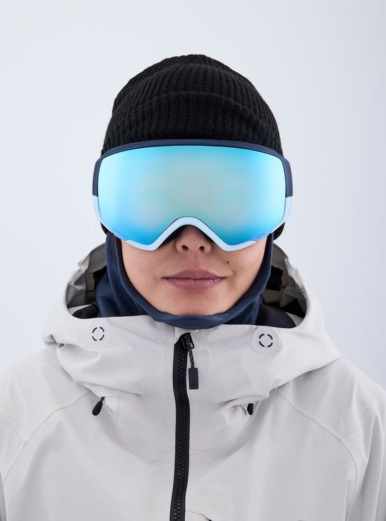 Burton Anon WM1 Low Bridge Fit Goggles + Bonus Lens + MFI® Face Mask Okuliare Damske Námornícka Modrá Modre Ruzove | 06712-EJUI