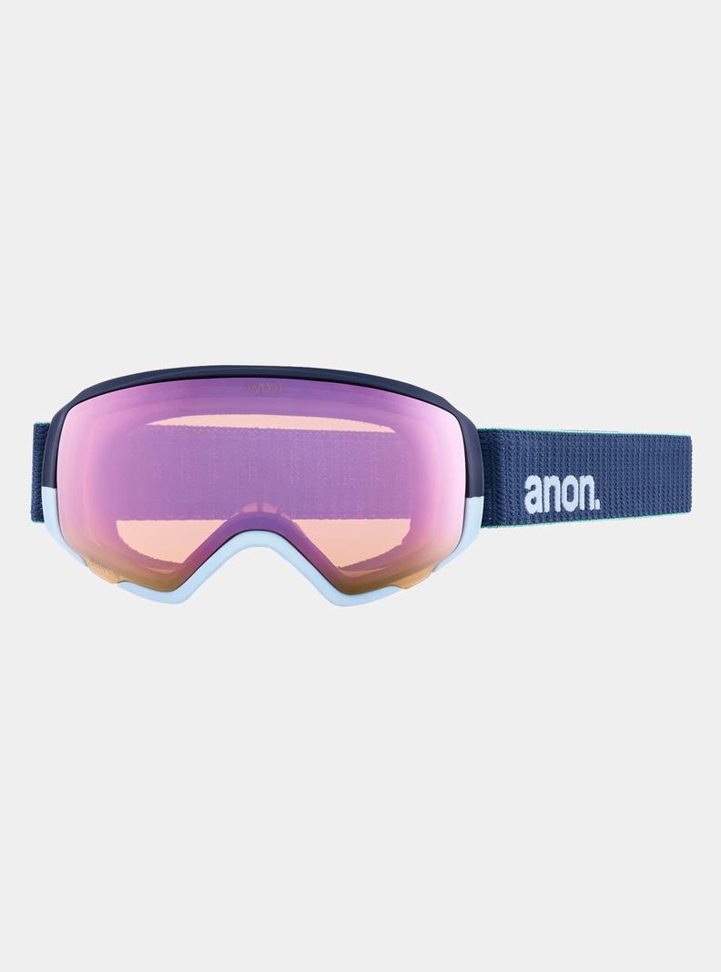 Burton Anon WM1 Low Bridge Fit Goggles + Bonus Lens + MFI® Face Mask Okuliare Panske Oranžové Červené | 19540-XFVQ