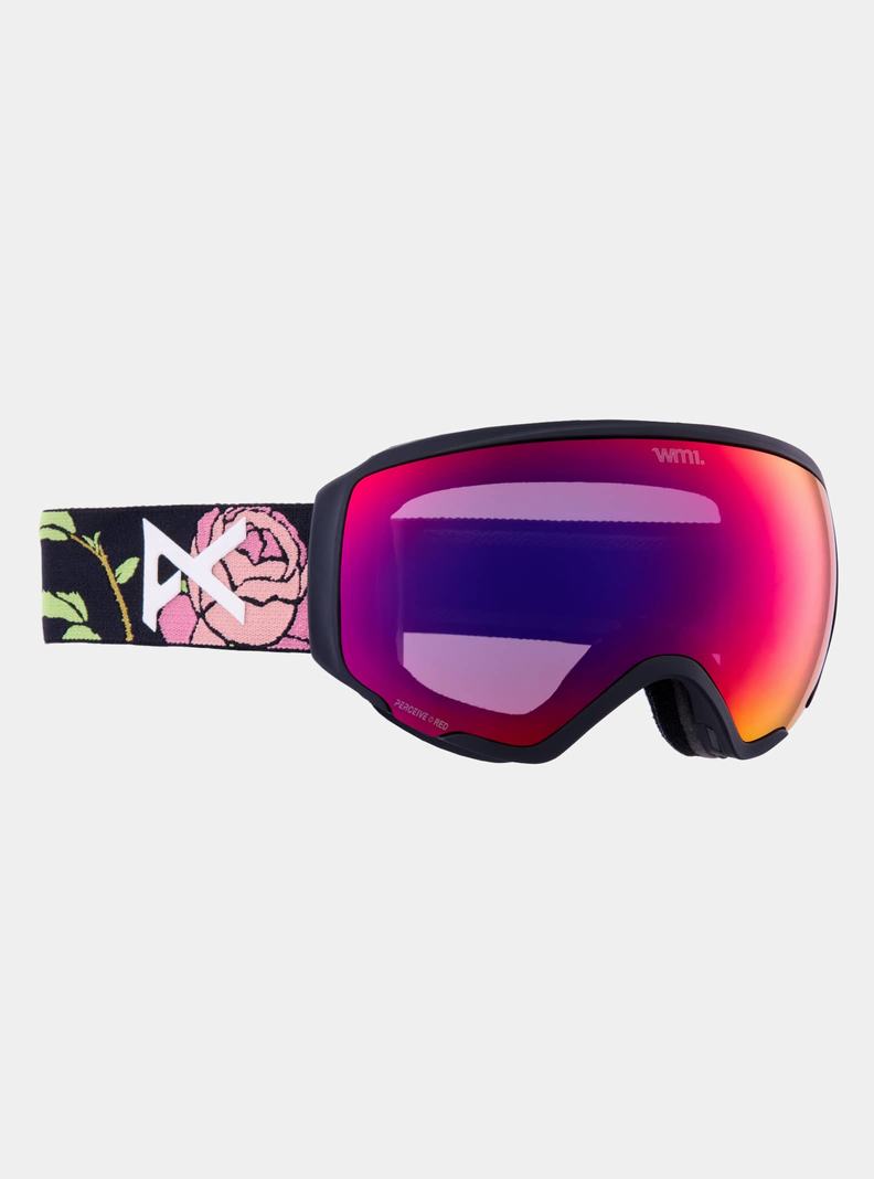 Burton Anon WM1 Low Bridge Fit Goggles + Bonus Lens + MFI® Face Mask Okuliare Panske Oranžové Červené | 19540-XFVQ