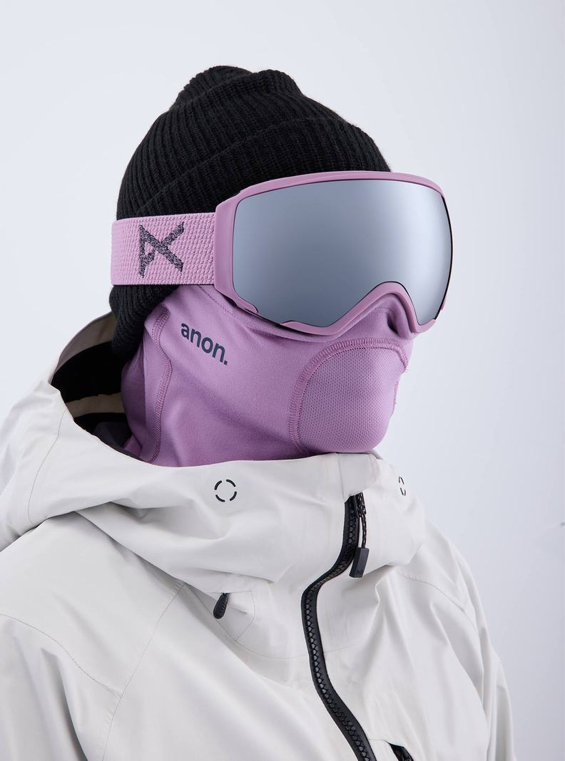 Burton Anon WM1 Low Bridge Fit Goggles + Bonus Lens + MFI® Face Mask Okuliare Damske Nachový Oranžové Čierne | 97624-XGCH
