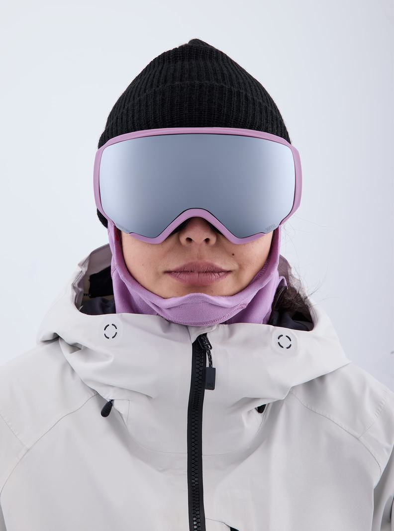 Burton Anon WM1 Low Bridge Fit Goggles + Bonus Lens + MFI® Face Mask Okuliare Damske Nachový Oranžové Čierne | 97624-XGCH