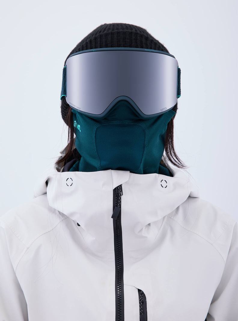 Burton Anon WM3 Goggles + Bonus Lens + MFI® Face Mask Okuliare Panske Oranžové Čierne Nachový | 49586-BGCK