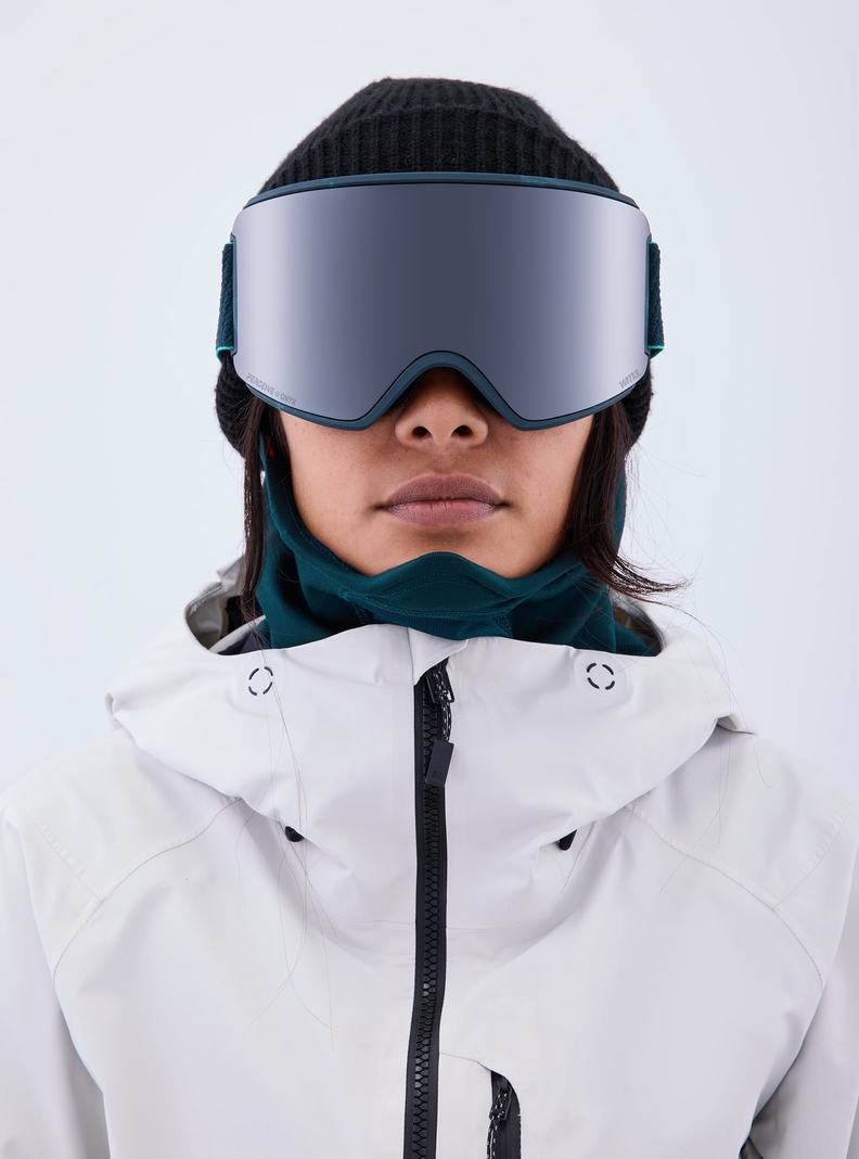 Burton Anon WM3 Goggles + Bonus Lens + MFI® Face Mask Okuliare Panske Oranžové Čierne Nachový | 49586-BGCK