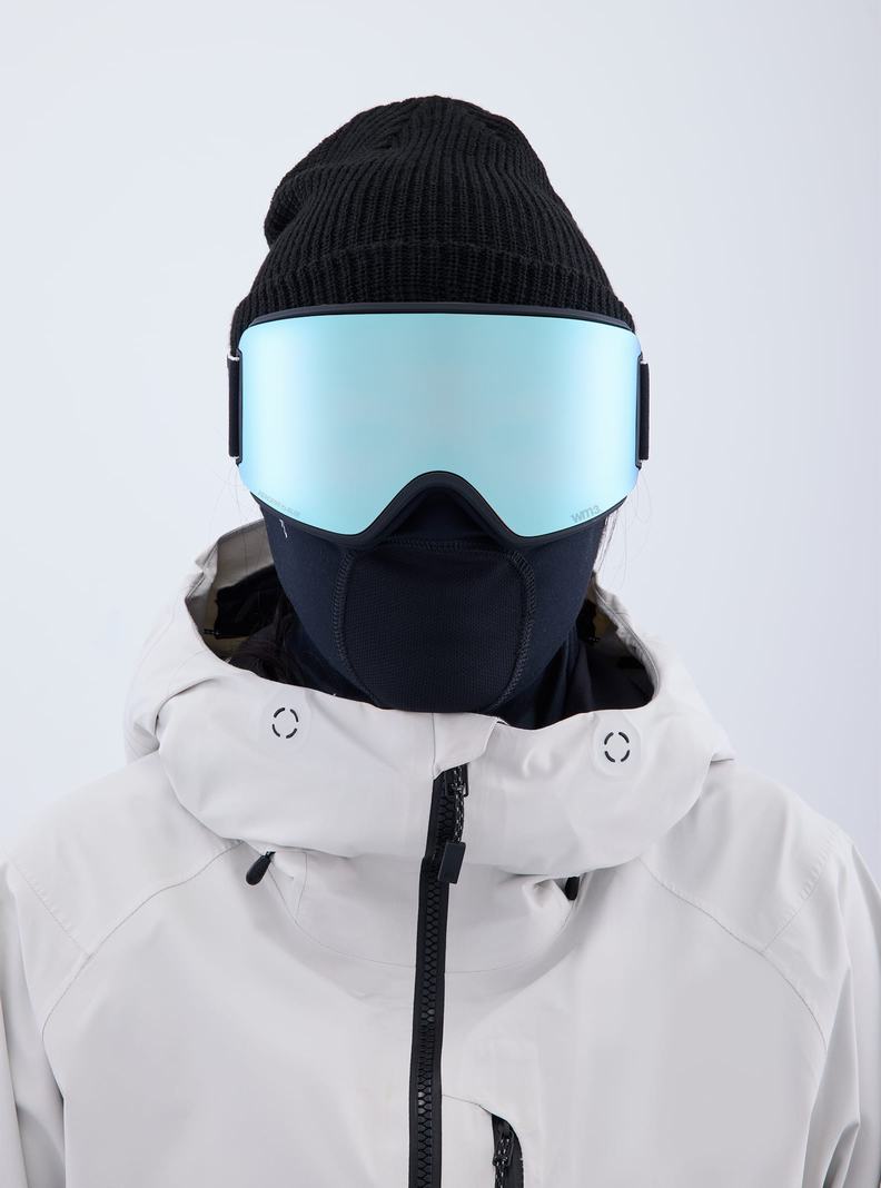 Burton Anon WM3 Low Bridge Fit Goggles + Bonus Lens + MFI® Face Mask Okuliare Panske Čierne Modre Ruzove | 19736-CURV