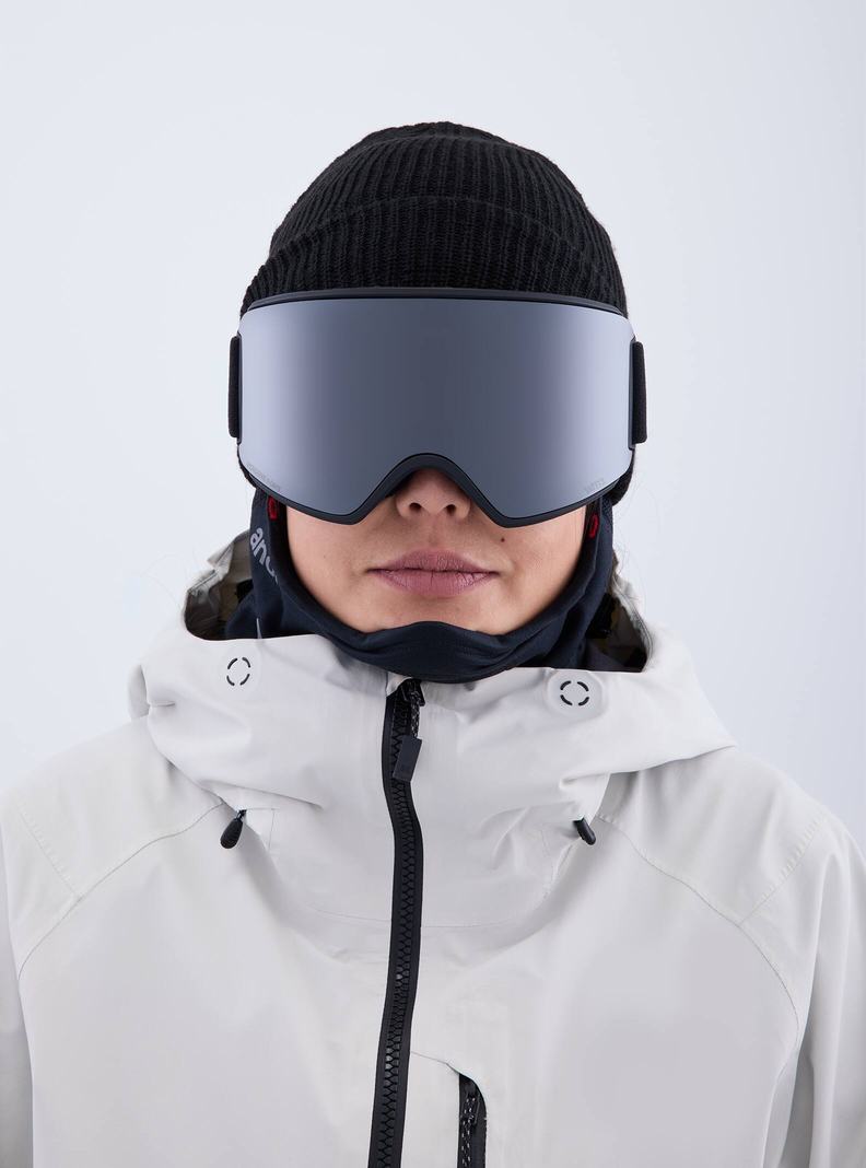 Burton Anon WM3 Low Bridge Fit Goggles + Bonus Lens + MFI® Face Mask Okuliare Damske Oranžové Čierne Nachový | 56234-TNLC