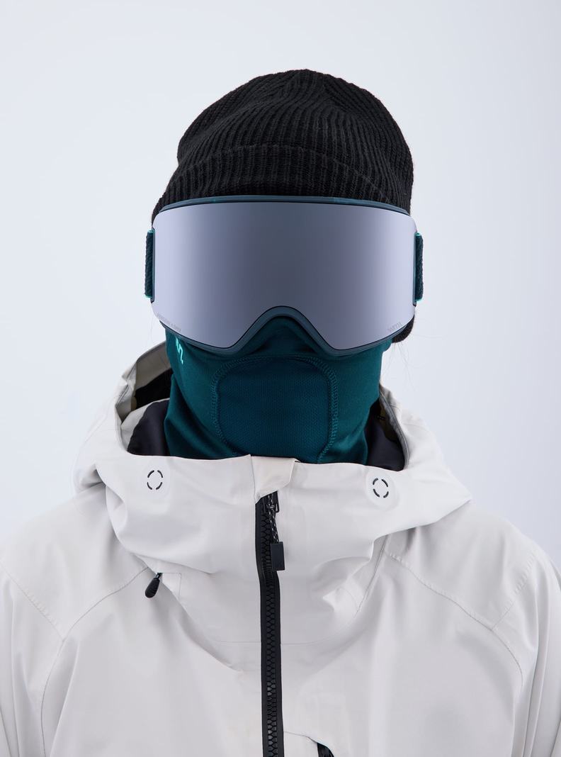 Burton Anon WM3 Low Bridge Fit Goggles + Bonus Lens + MFI® Face Mask Okuliare Damske Oranžové Čierne Nachový | 91453-UGWN